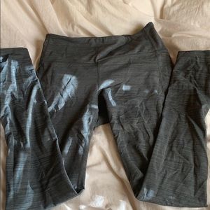 Athleta/Lululemon small green/grey leggings